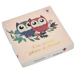 Lot de 6 cartes de voeux avec enveloppe  coffret croix-rouge amour - draeger paris