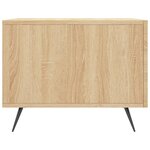 vidaXL Tables basses 2 Pièces chêne sonoma 50x50x40 cm bois d'ingénierie