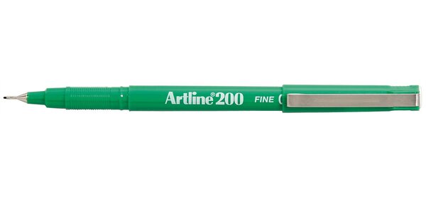 Stylo Feutre '200' permanent indélébile pointe 0,4 mm vert ARTLINE