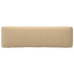 vidaXL Canapé central palette de jardin Gris Bois de pin imprégné