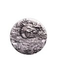 BLACK DRAGON OF TRANQUILITY 9 Dragons Series 5 Once Argent Monnaie 18888 Francs Chad 2024