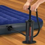 INTEX Pompe à main à haut débit Double Quick III 37 cm Noir