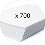 Boite De Classement Exabox Dos 80mm Carte Lustrée - A4 - Noir - X 6 - Exacompta