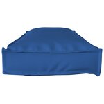 vidaXL Coussins de palette pour banc 2 Pièces bleu royal 120x40x8 cm tissu oxford