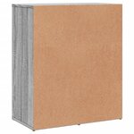 vidaXL Buffets 2 Pièces sonoma gris 60x31x70 cm bois d'ingénierie