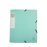Boite De Classement Cartobox Livrée À Plat Dos 60mm Carte Lustrée Aquarel - A4 - Couleurs Assorties - X 10 - Exacompta