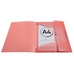 Chemise À Élastiques 3 Rabats Polypropylène Kreacover Pastel - A4 - Couleurs Assorties - X 25 - Exacompta