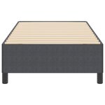 vidaXL Cadre de lit Gris foncé 100x200 cm en Tissu Corduroy