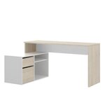 Bureau d'angle réversible avec rangement ROX