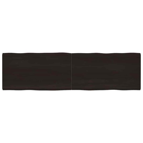 vidaXL Dessus de table bois massif traité bordure assortie