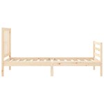 vidaXL Cadre de lit sans matelas bois de pin massif
