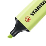 Surligneur boss original pastel zeste de citron vert x 10 stabilo