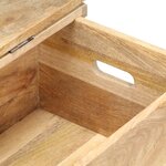 vidaXL Coffre 90x40x45 cm Bois solide de manguier