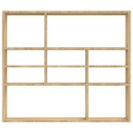 vidaXL Étagère murale Chêne sonoma 90x16x78 cm Bois d’ingénierie