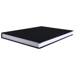 Registre 390x255 Quadrillé 400 Pages Foliotées - Noir Toilé - Le Dauphin