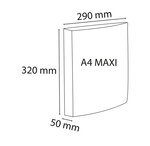 Classeur 4 anneaux 30mm iderama pp en polypropylène rigide - a4 - vert anis - x 6 - exacompta
