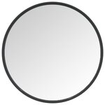 vidaXL Miroir mural Noir 40 cm