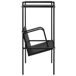 vidaXL Bibliothèque 2 niveaux Noir 52x28x59 cm bois d'ingénierie