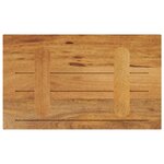 vidaXL Dessus de table 50x40x2 5 cm rectangulaire bois massif manguier