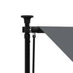 vidaXL Auvent rétractable anthracite 300x150 m tissu et acier
