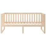 vidaXL Lit de jour sans matelas 100x200 cm bois de pin massif