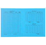 Pack 25 chemises Avocats Imprimées Procédure 25x32 cm 265g Bleu EXACOMPTA