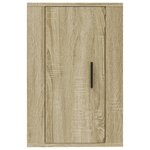 vidaXL Meubles TV muraux 2 Pièces Chêne sonoma 40x34 5x60 cm