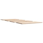 vidaXL Dessus de table 4Pièces 100x50x1 7cm rectangulaire bois pin massif