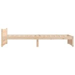 vidaXL Cadre de lit sans matelas bois massif 90x190 cm