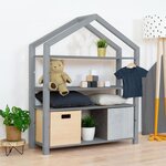 Etagère cabane POLLY bois gris