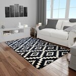 Tapis de salon Black&White 200 x 290 cm - Blanc