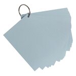 Paquet De 50 Flashcards Sous Film + Anneau - Bristol Dots Perforé - Format A6 - Bleu - X 19 - Exacompta