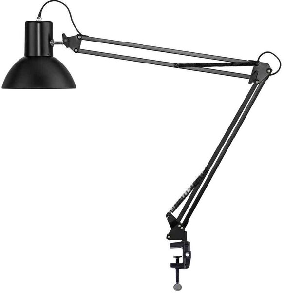 Lampe de bureau LED SUCCESS 105, pince/socle, noir UNILUX