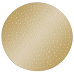 vidaXL Pomme de douche pluie Acier inoxydable 40 cm Ronde Doré