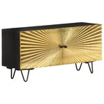 vidaXL Meuble TV 90x30x45 cm Bois de manguier massif