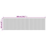 vidaXL Cloison de séparation marron 165x600 cm bambou