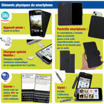 Le smart Initial 6,5 pouces 64 giga avec pochette smartphone senior pour DEBUTER