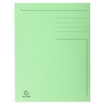 Chemise Imprimée 3 Rabats Forever® 280gm2 - Vert Pré - X 50 - Exacompta