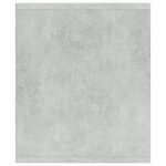 vidaXL Bibliothèque/Meuble TV Gris béton 36x30x114cm Bois d’ingénierie