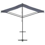 vidaXL Auvent autoportant bleu et blanc 400x300 cm tissu et acier