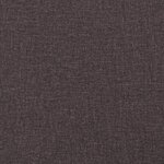 vidaXL Cadre de lit Marron foncé 100x200 cm Tissu