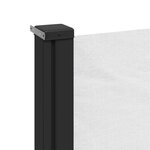 vidaXL Auvent latéral rétractable blanc 100x300 cm
