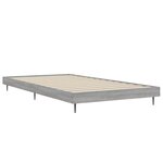 vidaXL Cadre de lit sans matelas sonoma gris 90x200 cm