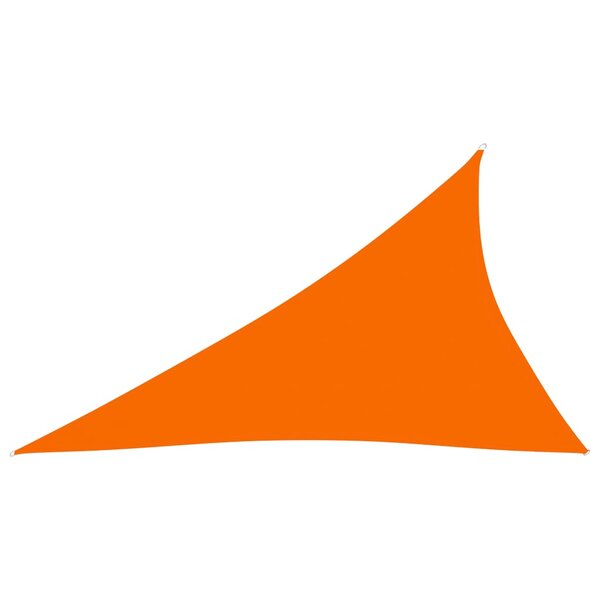 vidaXL Voile de parasol Tissu Oxford triangulaire 3x4x5 m Orange