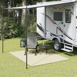 vidaXL Tapis de sol de camping crème 4x2 m