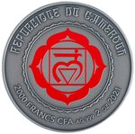 Pièce de monnaie en Argent 2000 Francs g 62.2 (2 oz) Millésime 2021 Chakra MULADHARA