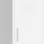 vidaXL Armoire de rangement Blanc 42 5x35x101 5 cm Acier