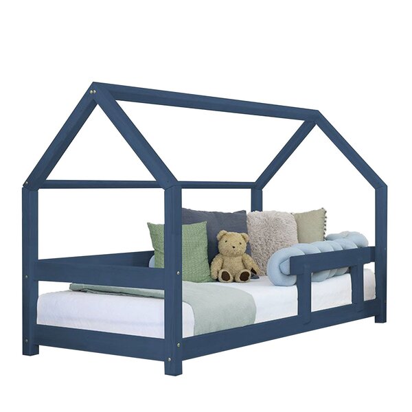 Lit cabane enfant TERY 90 x 180 bleu marine