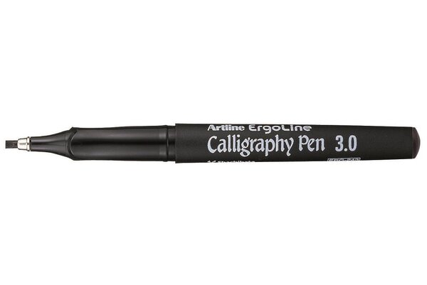 Marqueur 'calligraphy pen' pointe 3 mm noir artline