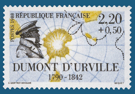 Carte postale prétimbrée - Dumont d'Urville - International